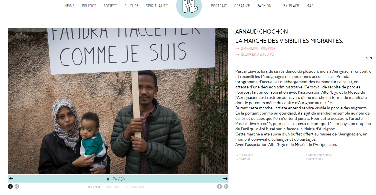 Merche des visibilites migrantes arnaud chochon prahda aurignac migrant refugies france arnaud chochon